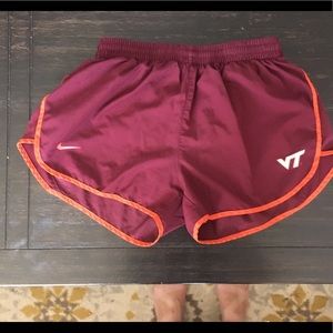 Virginia Tech Nike running shorts